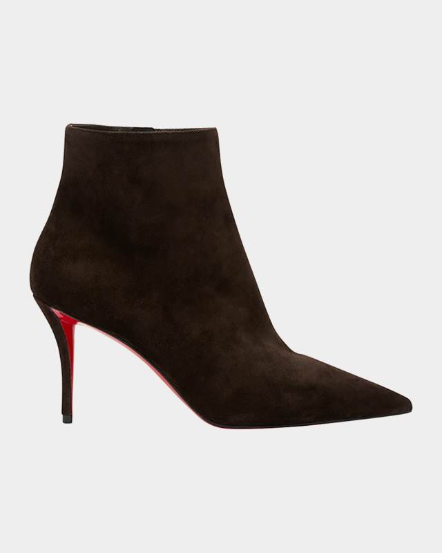 Miss Z Suede Red Sole Booties